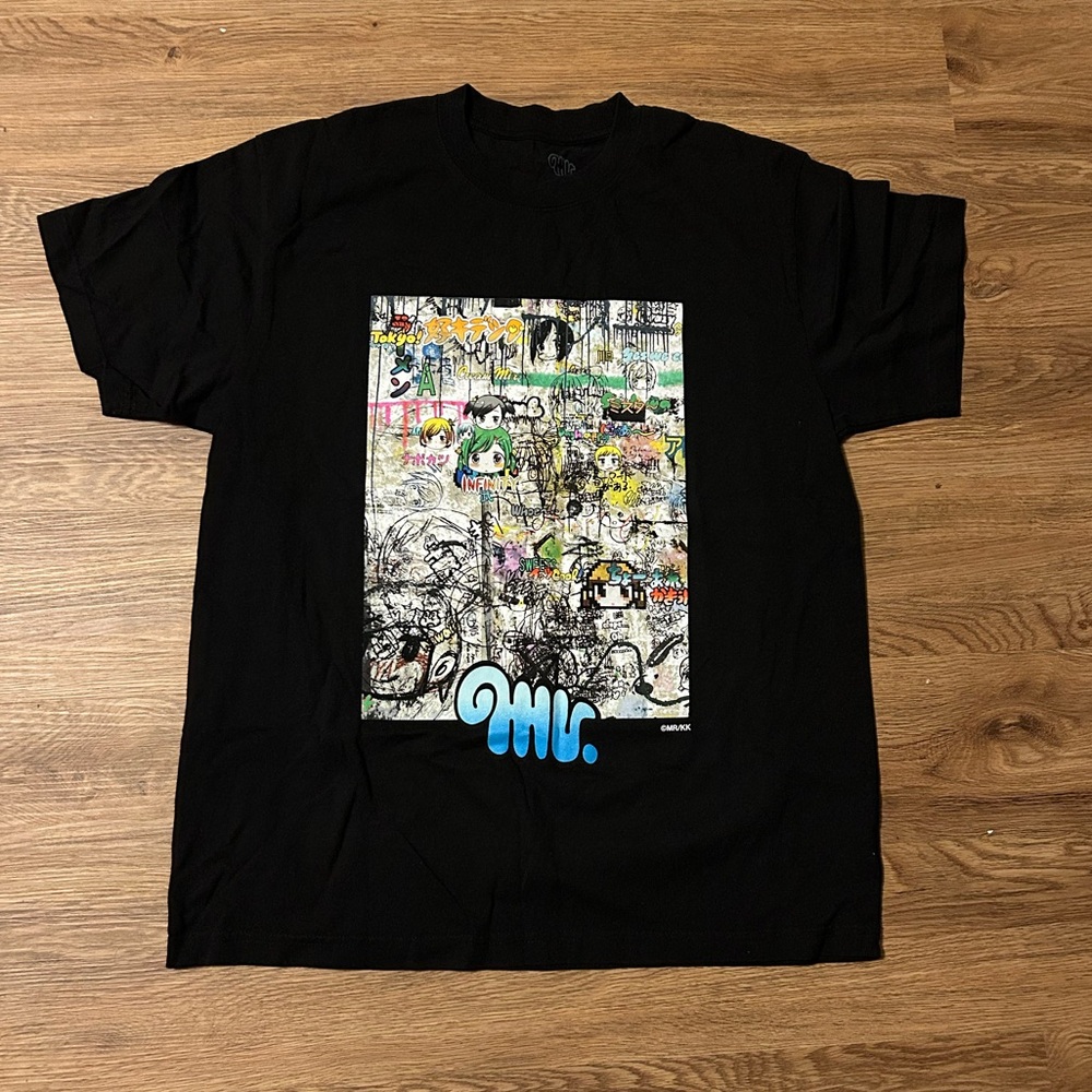 The Weeknd x Mr. Mister Thursday 10th anniversary Graffiti Wall Tee